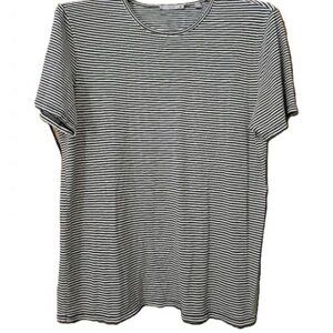 VINCE T shirt Mens XL black white stripes GUC ultra soft